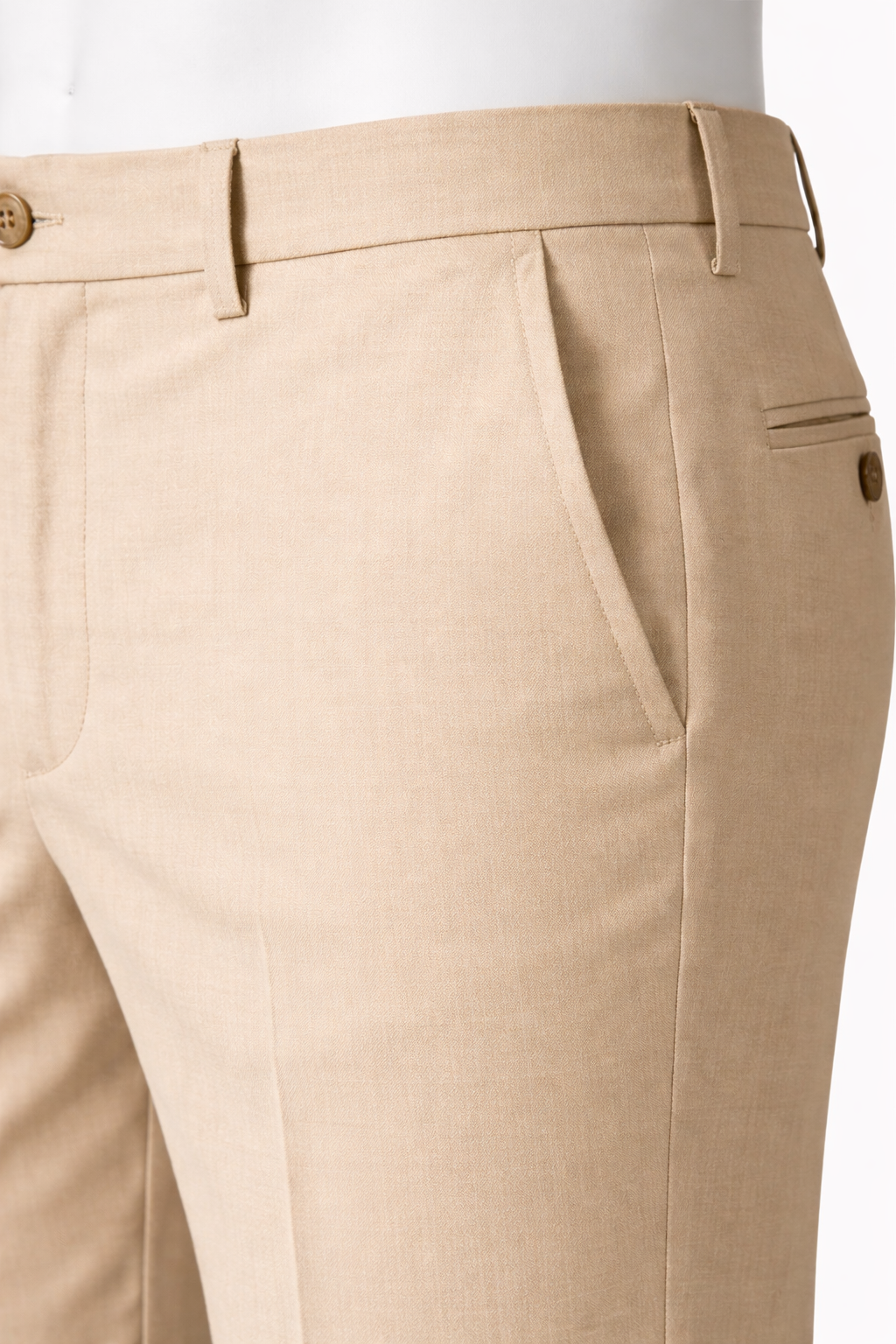 Khaki Elite Tailored Trouser view 4