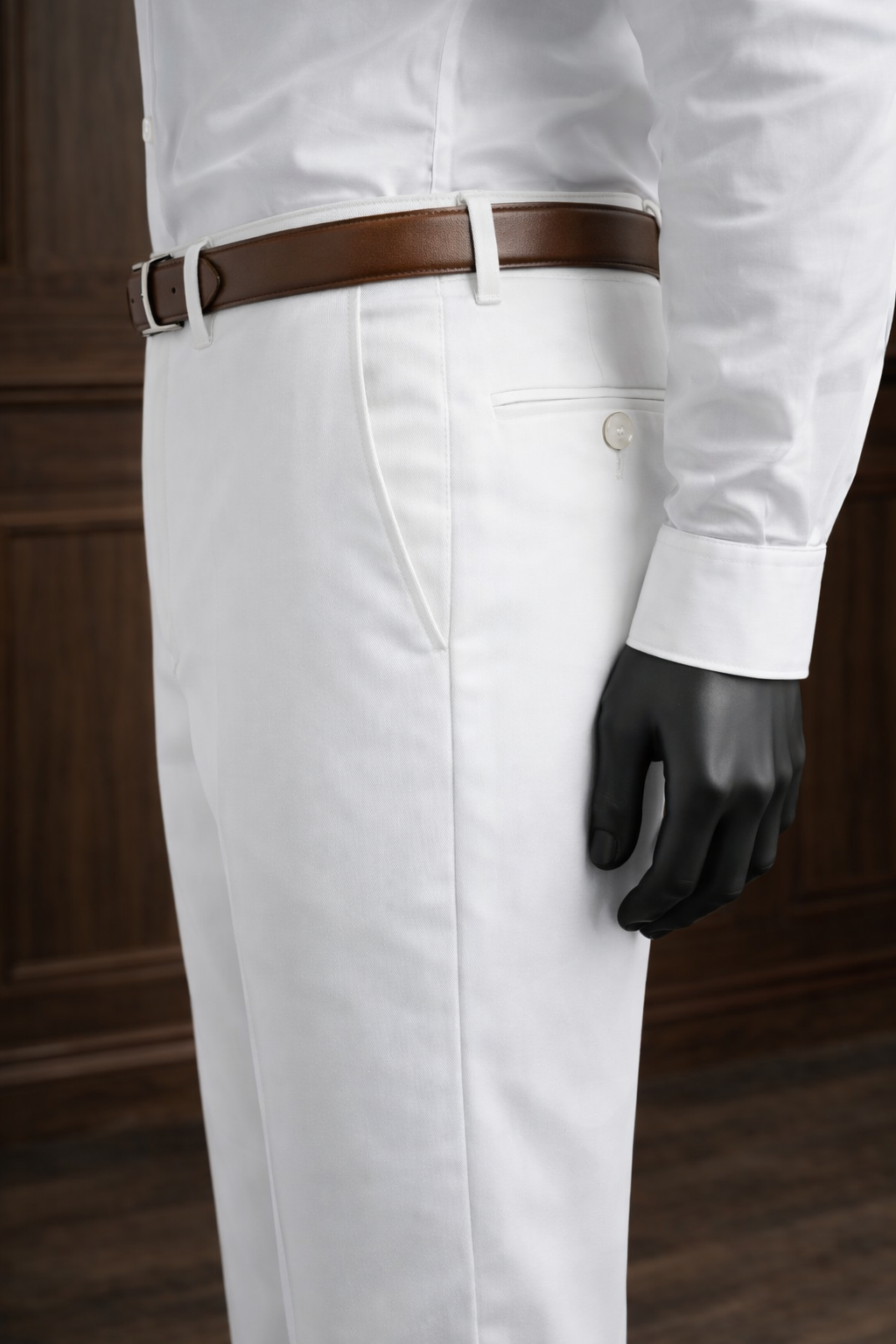 Ivory Crown Trouser view 4