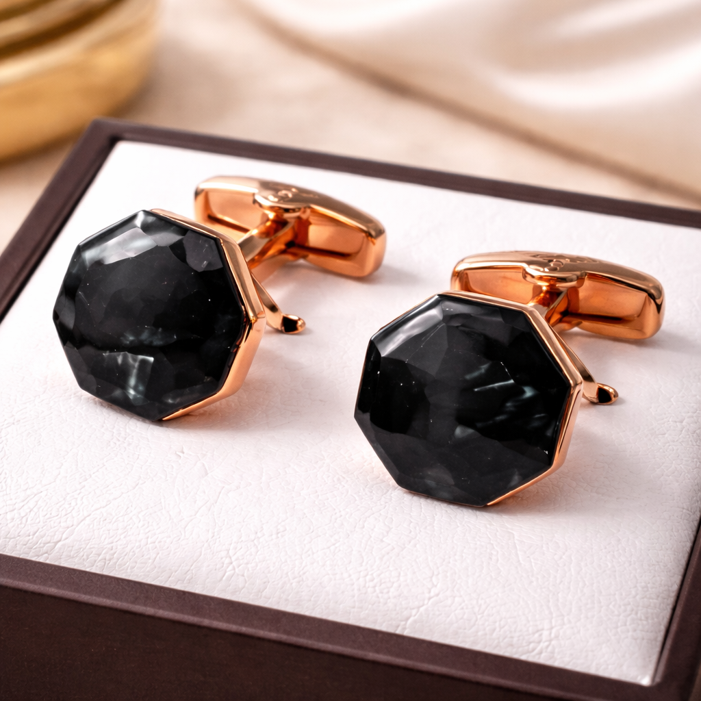 Midnight Regent Premium Cufflinks view 2