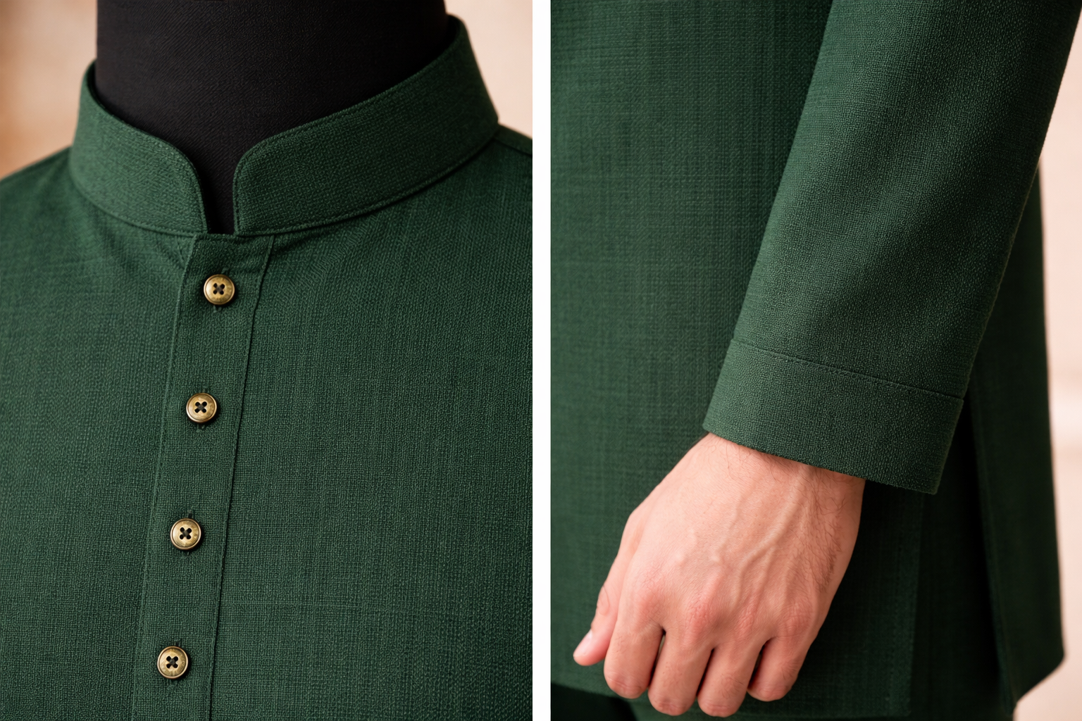 Emerald Sovereign Premium Kurta Pant Set view 3