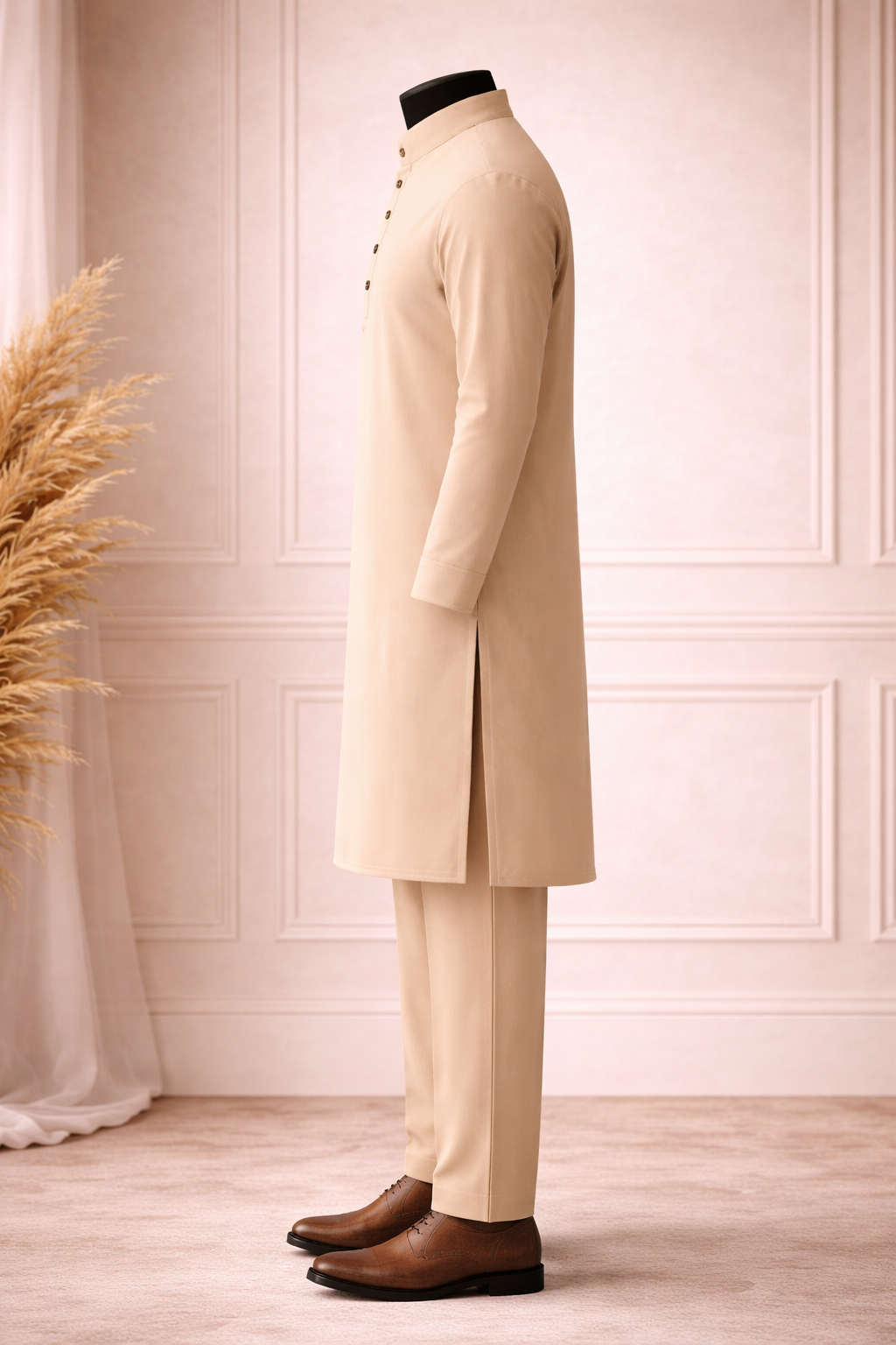 Sahara Majesty Camel Kurta Pant view 3