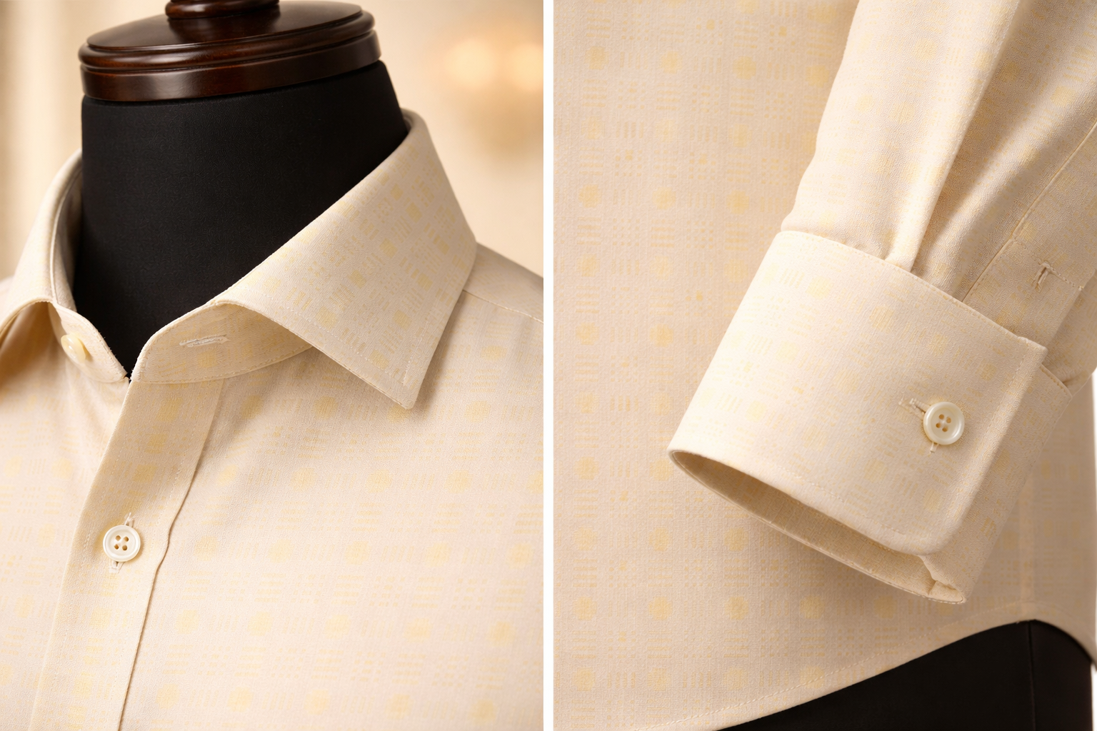 Lime Gingham Premium Casual Shirt view 4