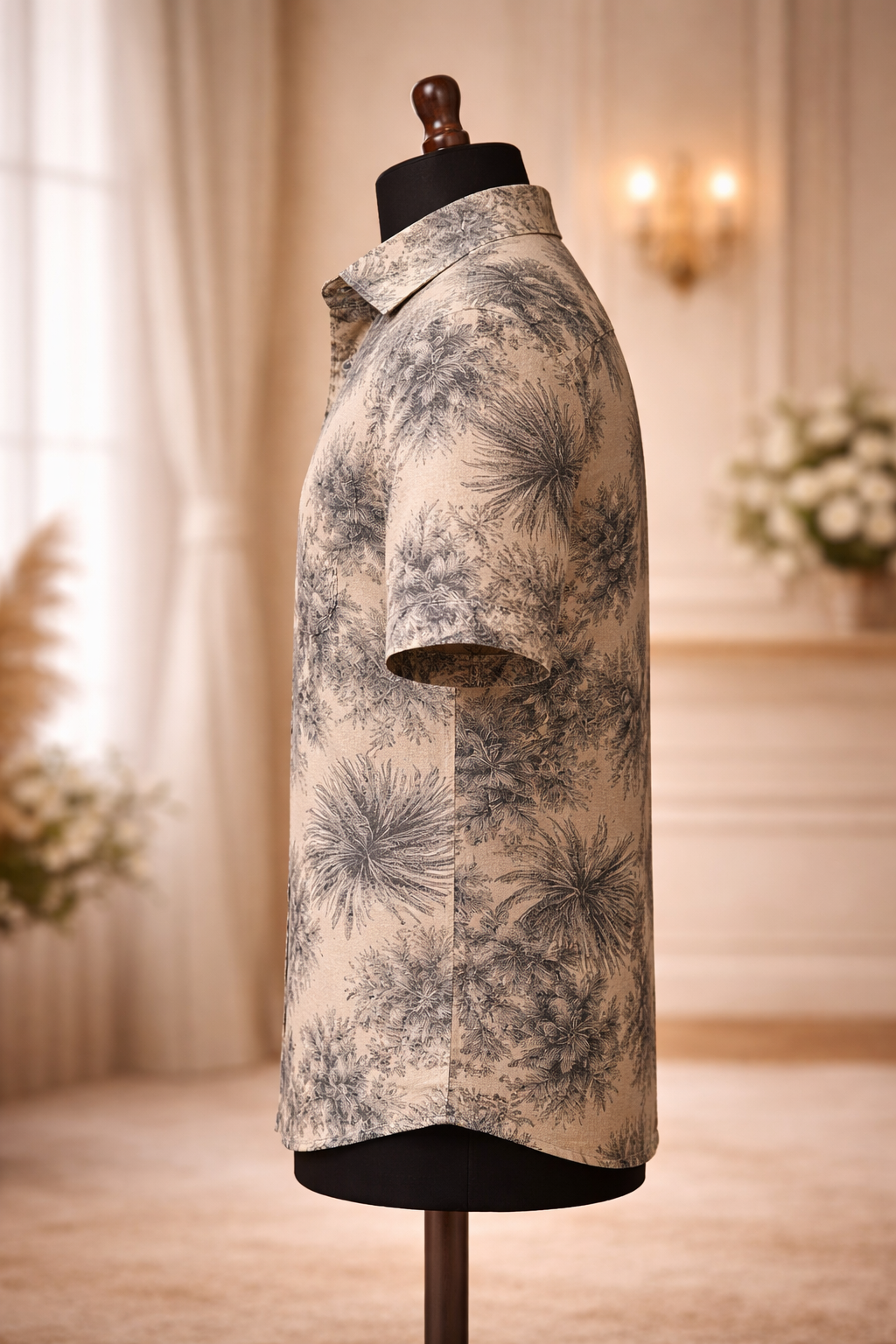 Tropical Print Premium Casual Shirt view 4