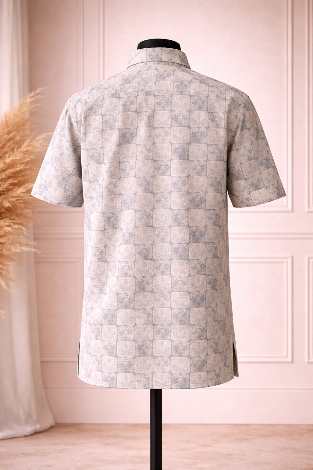 Marble Print Premium Short Sleeve Shirt view 2