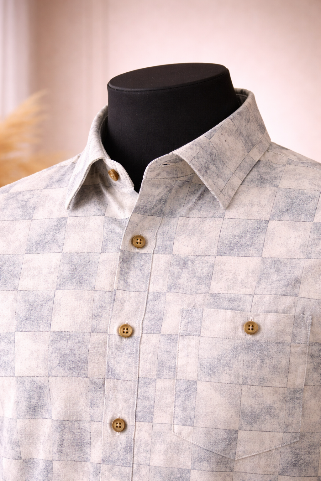 Marble Print Premium Short Sleeve Shirt view 3