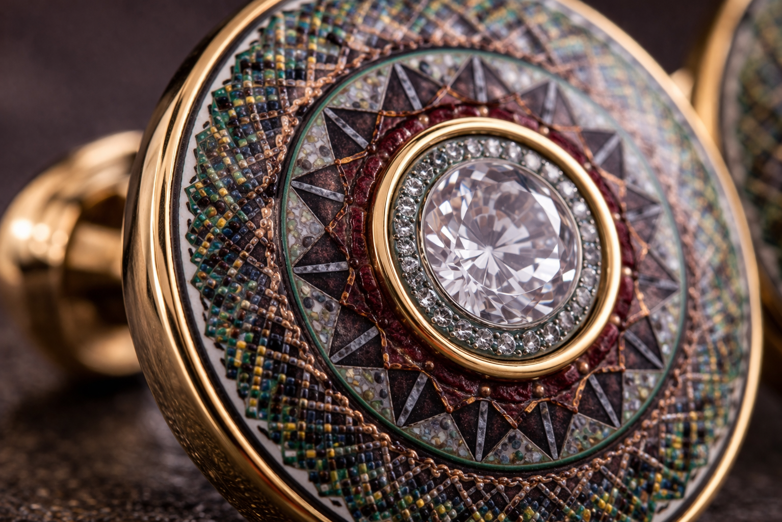 Celestial Mosaic Cufflinks view 2