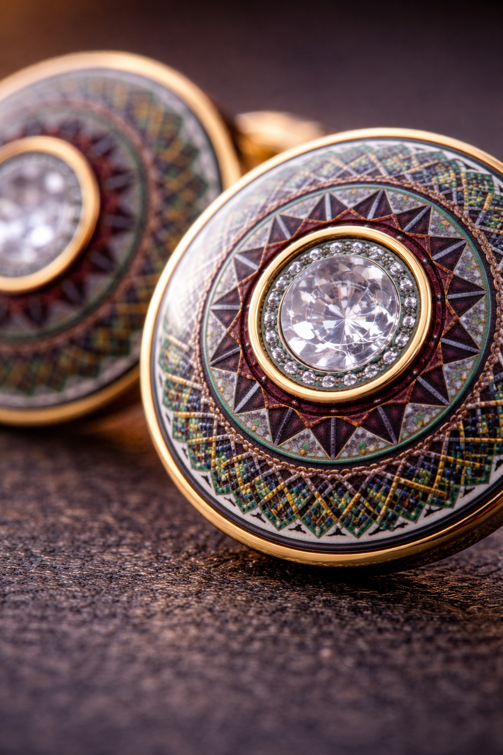 Celestial Mosaic Cufflinks view 3