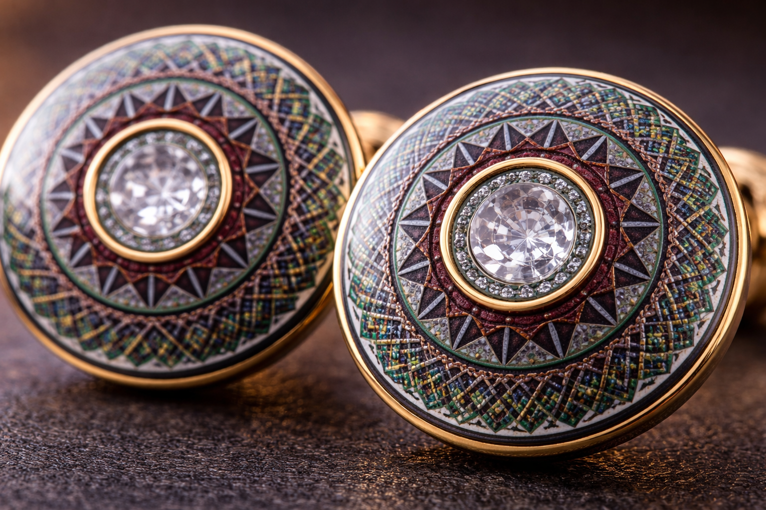 Celestial Mosaic Cufflinks view 4