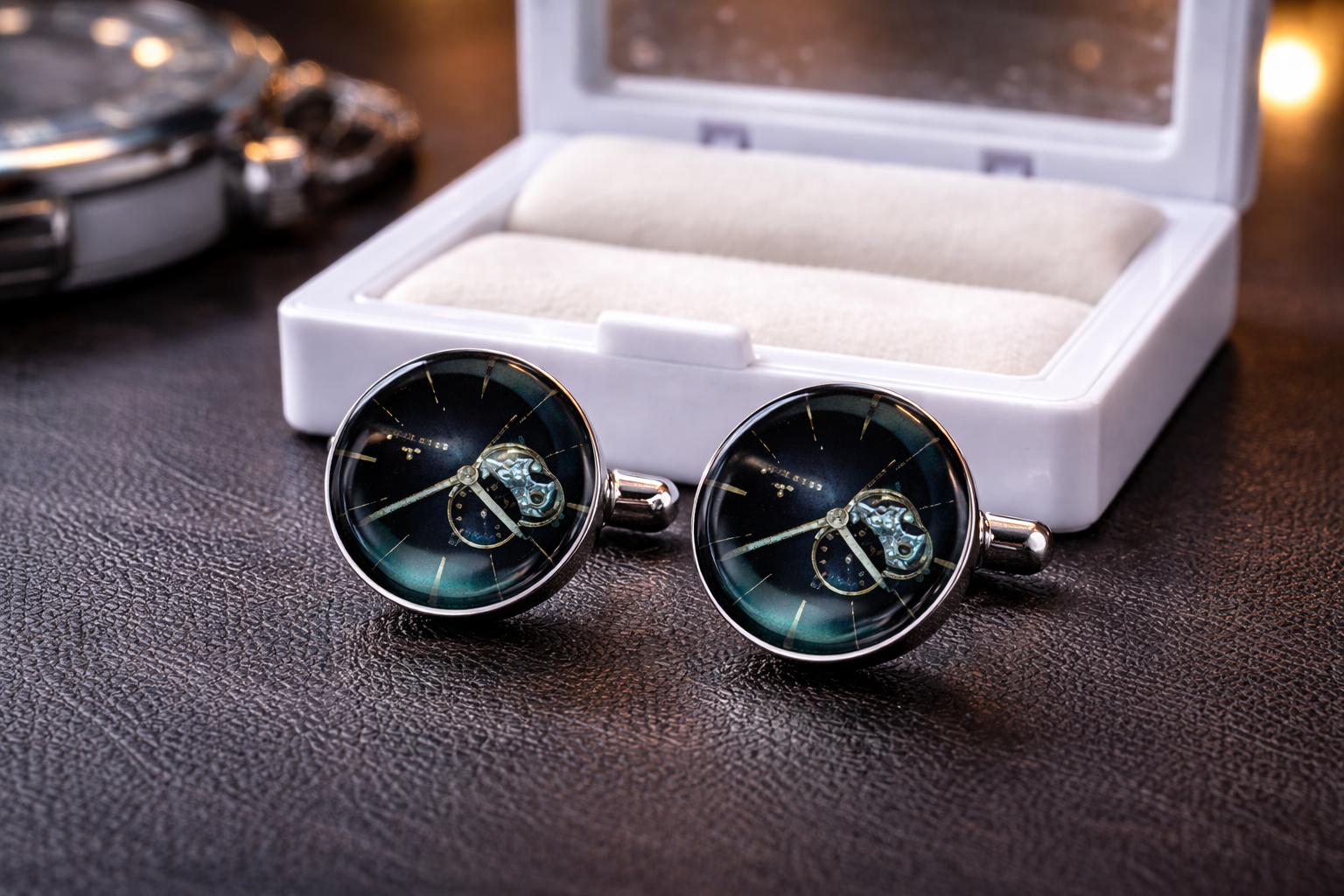 Midnight Orbit Cufflinks view 2