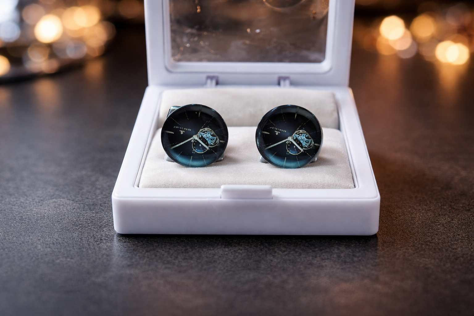Midnight Orbit Cufflinks view 3