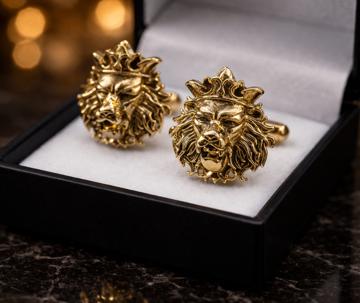 Majestic Lion Cufflinks view 3