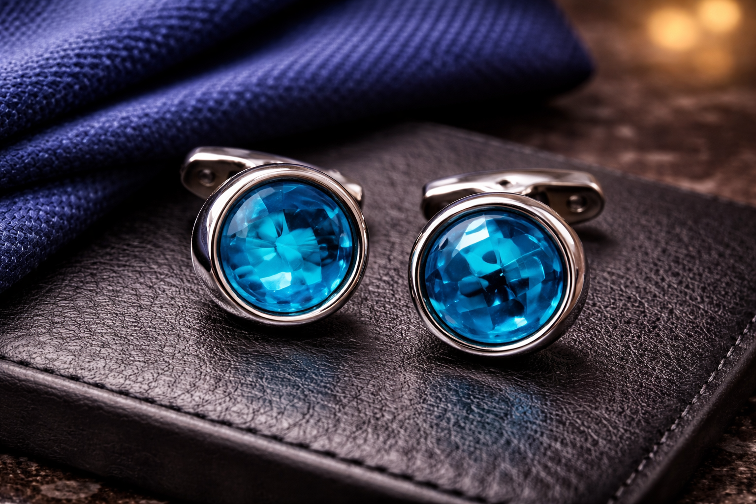 Azure Prism Cufflinks