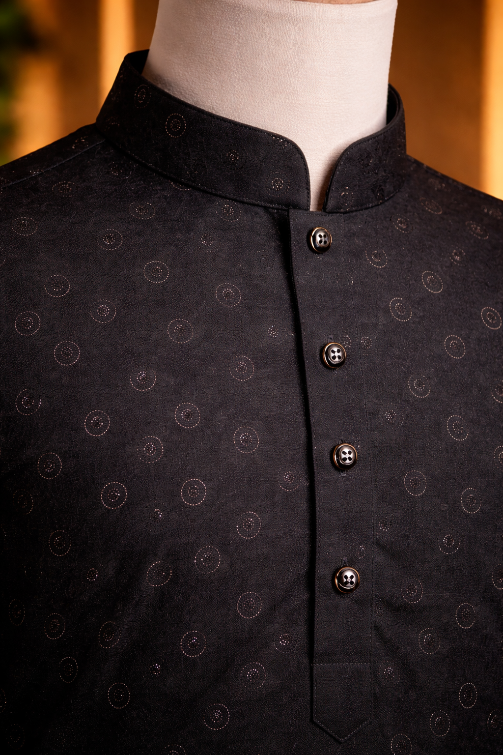 Midnight Orbit Kurta Set