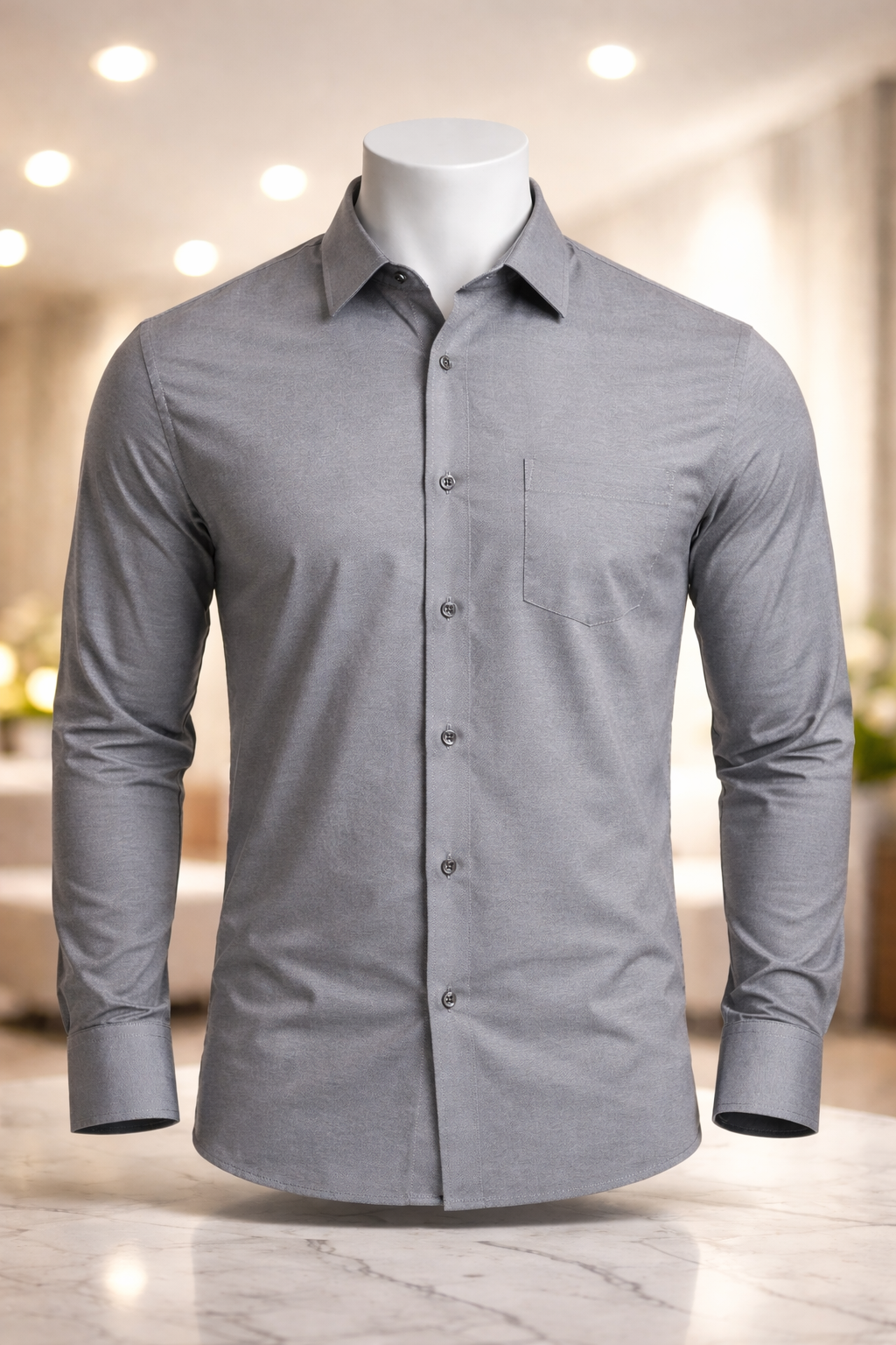 Ash Grey Classic Shirt view 2