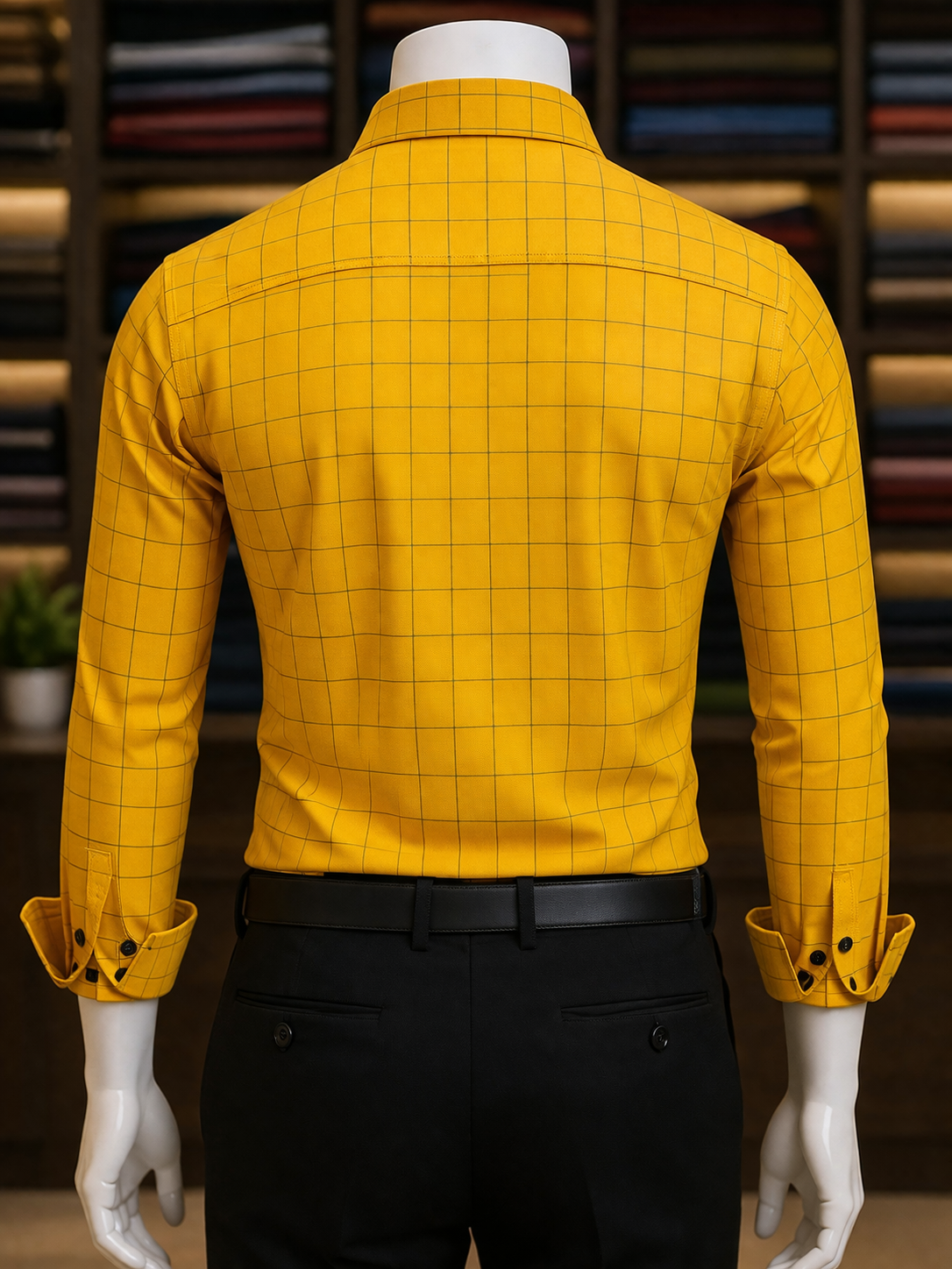 Golden Grid Shirt view 2