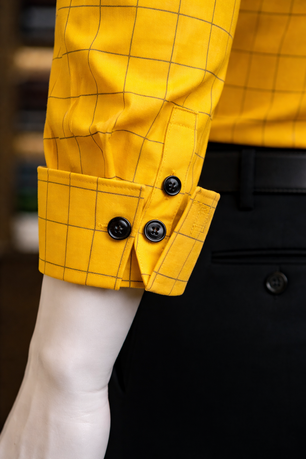 Golden Grid Shirt view 3