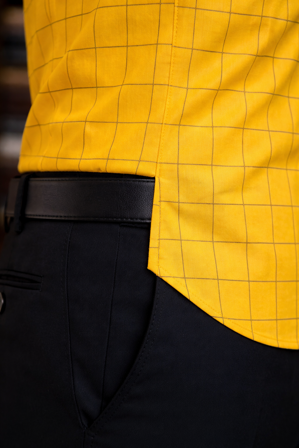 Golden Grid Shirt view 5