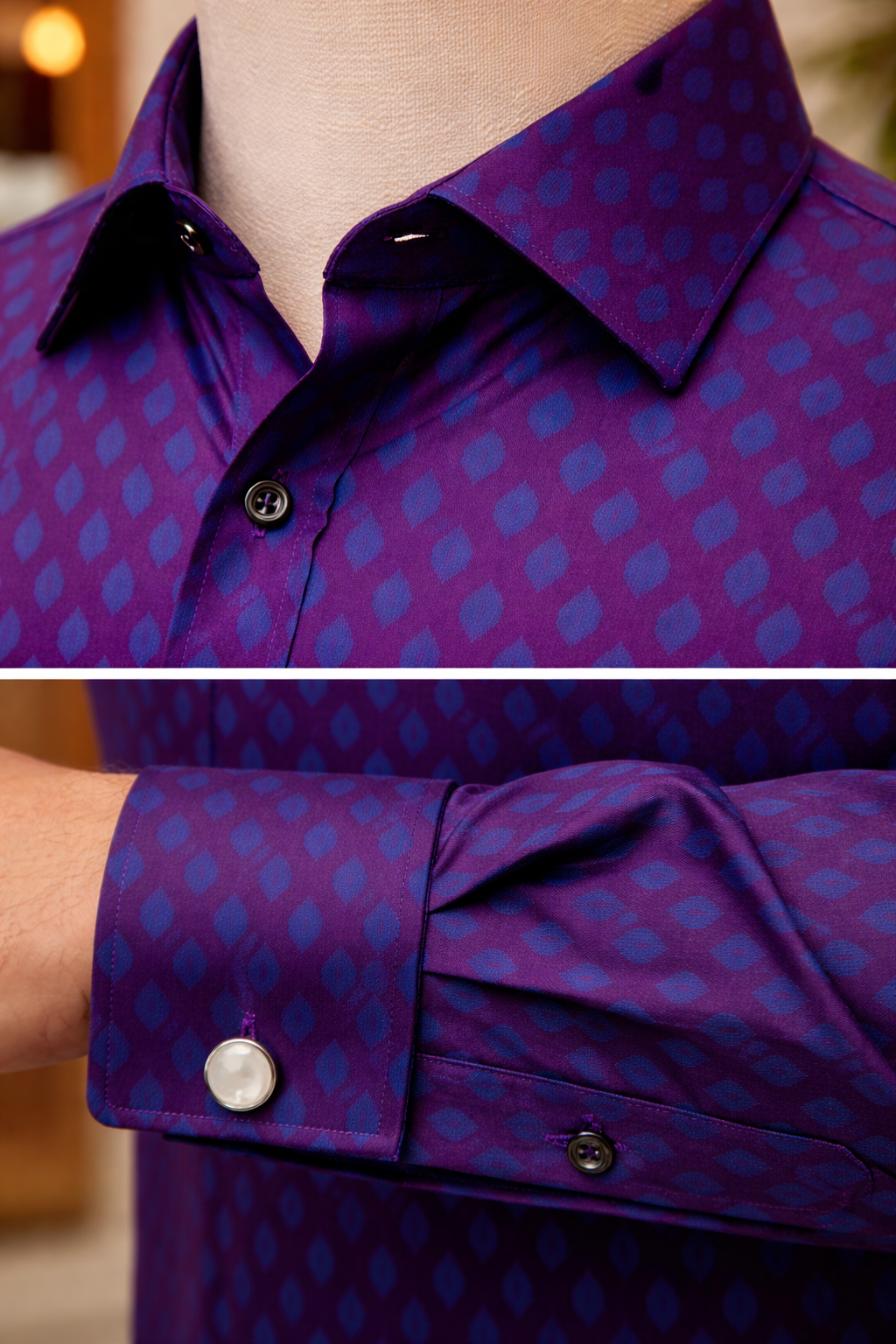 Wine Diamond Shirt view 3