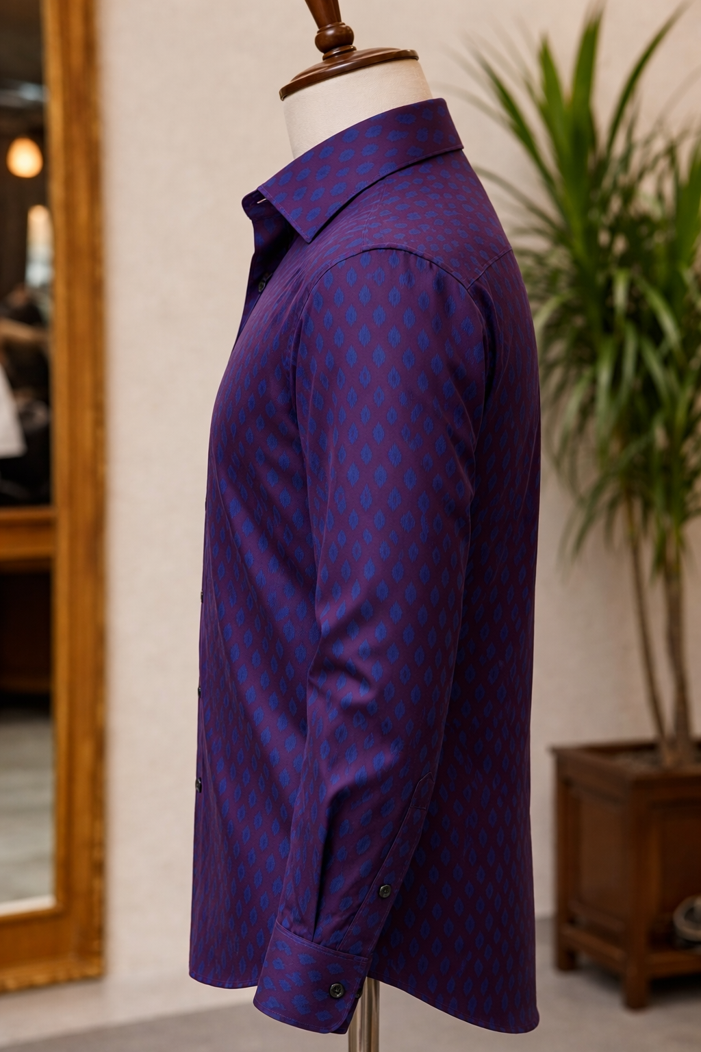 Wine Diamond Shirt view 4