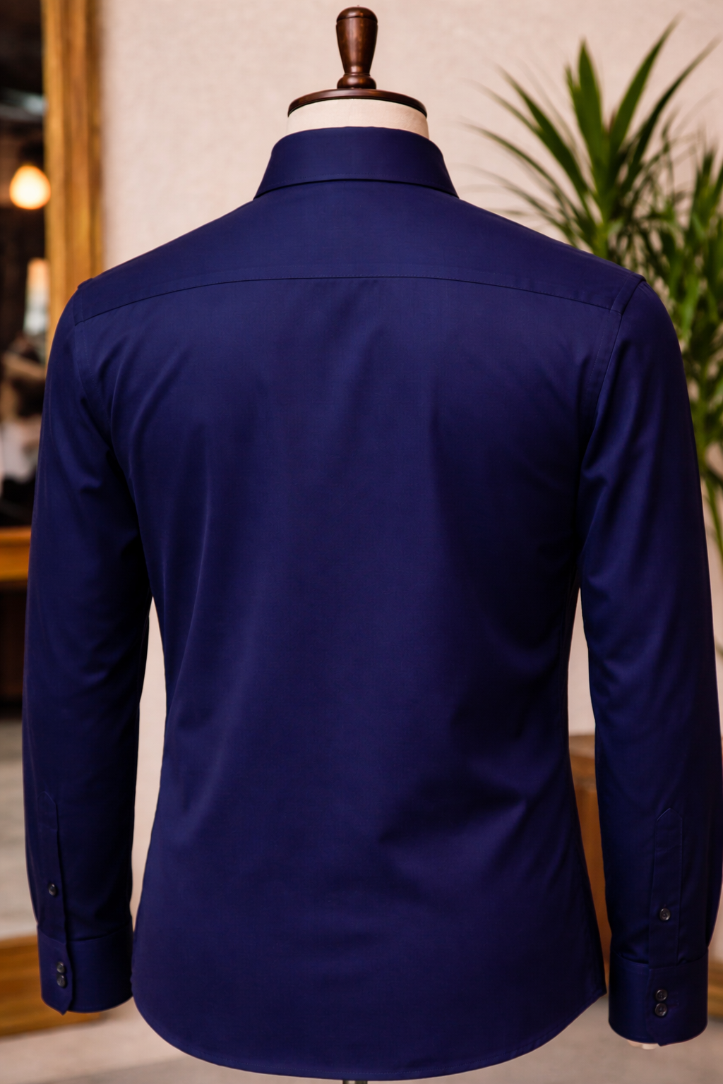 Navy Premium Cotton Shirt view 2
